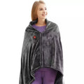 Heated Blanket Shawl – USB Fast Heating, 3 Levels, 8 Heating Areas, Wearable Heating Mat for Home